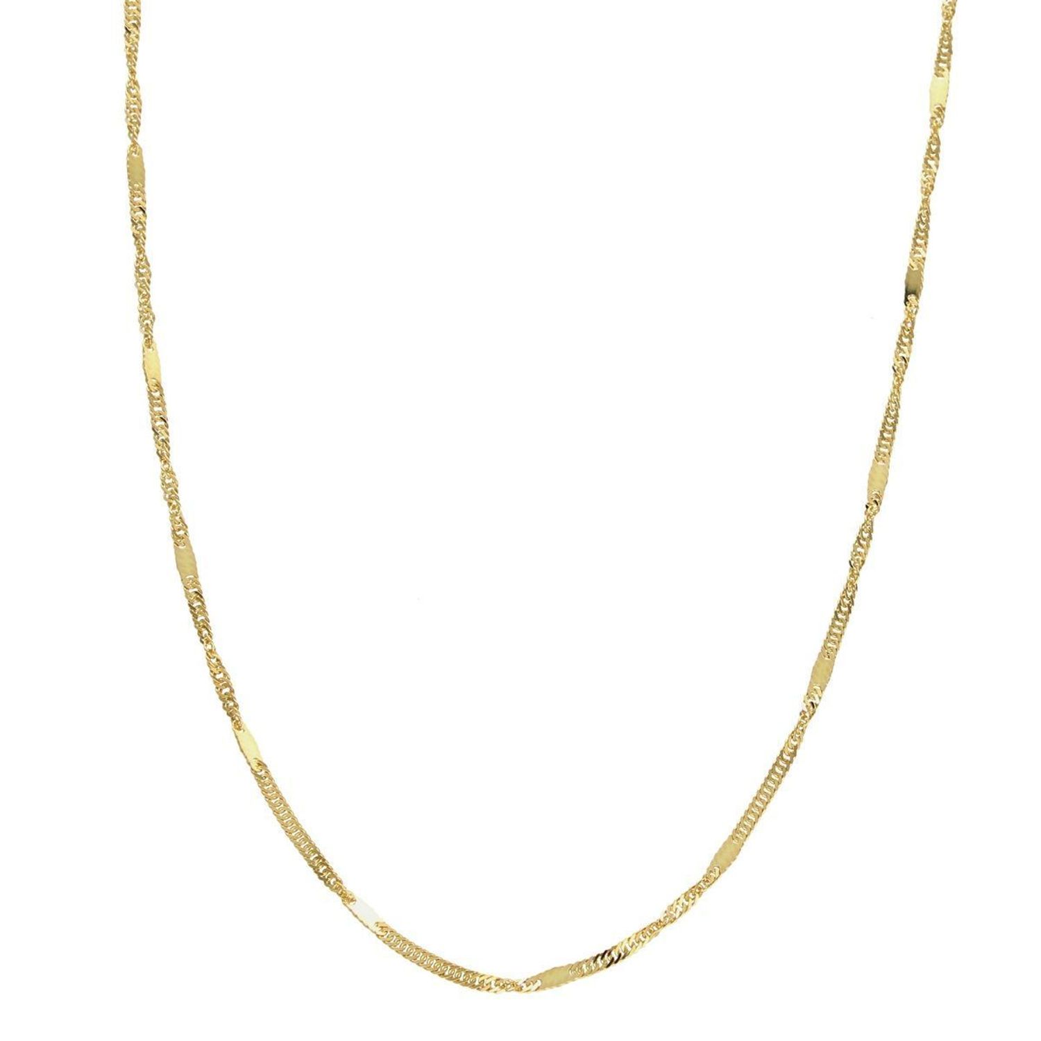 Złoty łańcuszek klasyczny singapur z blaszkami 585 1452-025 (1).jpg